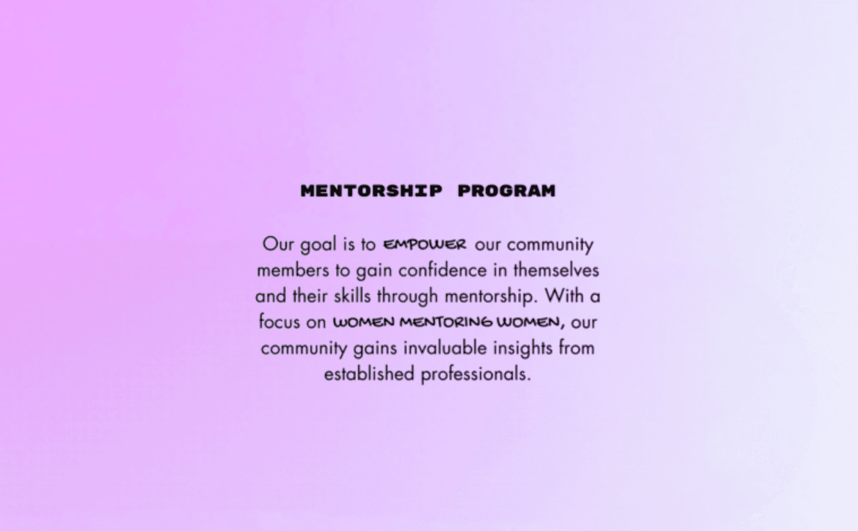Mentorship program