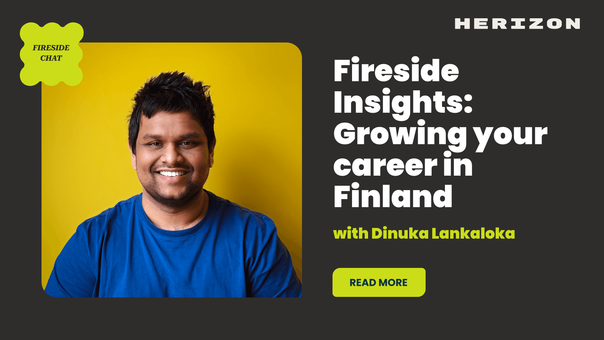 Growing your career in Finland: insights from Dinuka Lankaloka